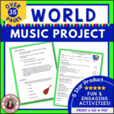 Music Around the World Project for World Music Units