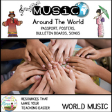 World Music Passports Posters Bulletin Boards Songs and Decor