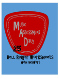 Music Assessment Daily -- 25 Bell Ringers with Answers