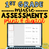 Elementary Music Assessments {1st Grade Music Assessments}