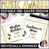 End of Year Music Awards Certificates for Ensembles, Class