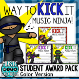 Music Awards- Editable Ninjas- Color Version