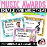 Printable End of Year Elementary Music Student Awards Cert