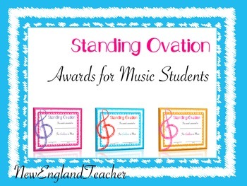 Preview of Music Awards for Elementary Students