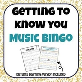 Music BINGO | Getting to Know You | Printable & Digital
