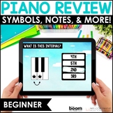 Beginning Piano Boom™ Cards - Music Symbols, Rhythms, Dyna