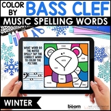 Music BOOM™ Cards for Piano - Color by Bass Clef Notes Win