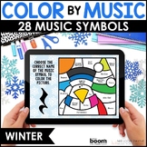 Music BOOM™ Cards for Piano Lessons - Color by Music Symbo