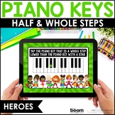 Music BOOM™ Cards - Half Steps & Whole Steps Higher & Lowe