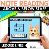 Music BOOM™ Cards - Notes Up to 3 Ledger Lines Above and B