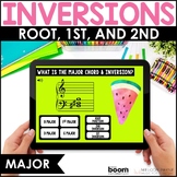 Music BOOM™ Cards - Major Chords - Root, 1st, 2nd Inversio
