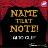 Music BOOM cards: Name That Note! Alto Clef Game - Digital