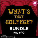 Music BOOM cards: What's That Solfege? BUNDLE Key of G - D
