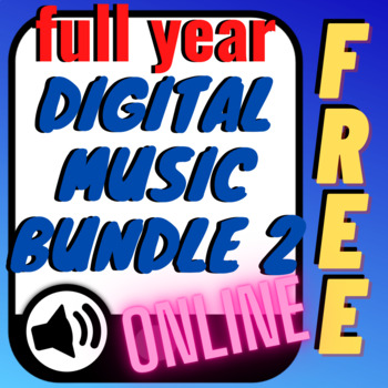 Preview of Music BUNDLE Digital & Interactive | Distance Learning (FREE 50+ Pages!)