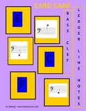 Music: Bass Clef Ledger Lines Card Game