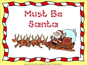 Preview of Music Be Santa - EDITABLE TEXT BOX EDITION (PPT FORMAT)