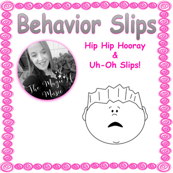 Preview of Music Behavior Slip