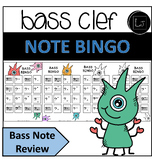 Music Bingo:  Bass Clef Note Reading