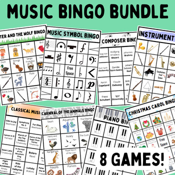 Preview of Music Bingo Bundle