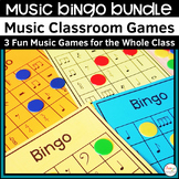 Music Bingo Classroom Games Mini Bundle