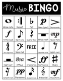 Music Bingo! Classroom Management Tool (Velcro pieces/stic