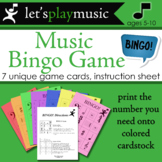 Music Bingo Game