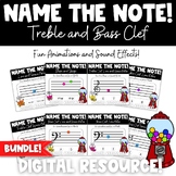 Music Boom Cards™ Name the Note | Reading Steps, Skips, Li