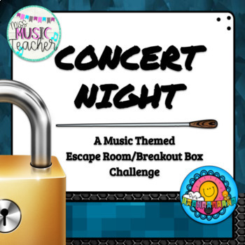 Preview of Music Escape Room Breakout Box "Concert Night"