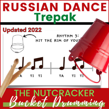 Preview of Music | Bucket Drumming | Russian Dance from Nutcracker | Rhythm Practice!