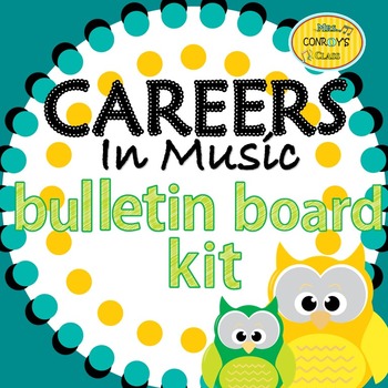 Preview of Music Careers Bulletin Board (FREEBIE!)