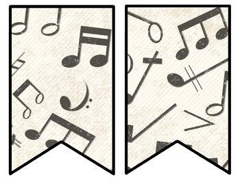 Preview of Music Bulletin Board Decor Kit, Music Letters, Music Borders, Music Banner