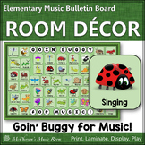 Music Bulletin Board Goin' Buggy for Music! {Music Room Décor}