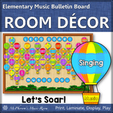 Music Bulletin Board Music Room Décor Let's Soar