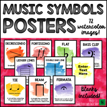 Preview of Music Bulletin Board: Music Symbols Music Decor