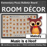 Music Bulletin Board Music is a Hoot | Music Room Décor