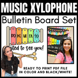 Music Bulletin Board Set | Xylophone | DO RE MI FA SO EXCI