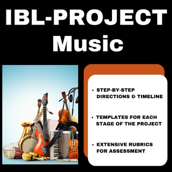 Music: COMPLETE IBL Project with TEMPLATES by Josephine's EFL Classroom