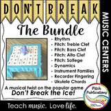 Music Center: Don't Break the Music Bundle! Pitch, rhythm,