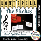 Music Center: Don't Spill the Pitches! - Treble Clef Pitch