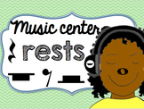 Music Center Rests - Whole, Half, Quarter, and Eighth Rest