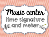 Music Center Time Signature and Meter - 4/4, 3/4, 2/4 meters