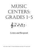 Music Centers Grade 1 to 5: Listen and Respond