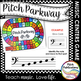 Music Centers: Pitch Parkway - Bass Clef Customizable Game