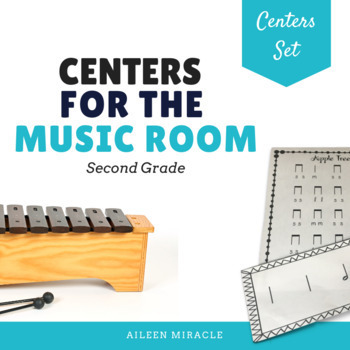 Preview of Music Centers/ Stations Set - 2nd Grade