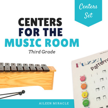 Preview of Music Centers/ Stations Set - 3rd Grade