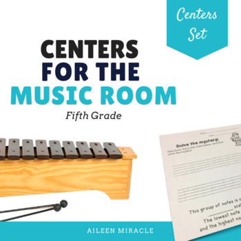 Preview of Music Centers/ Stations Set - 5th Grade