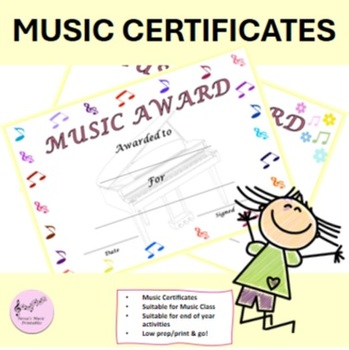 Preview of Music Certificates