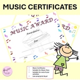 Music Certificates
