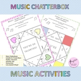 Music Chatterbox Activities