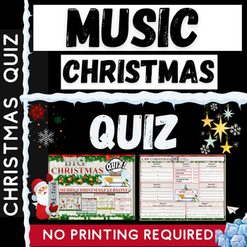 Preview of Music Christmas Quiz